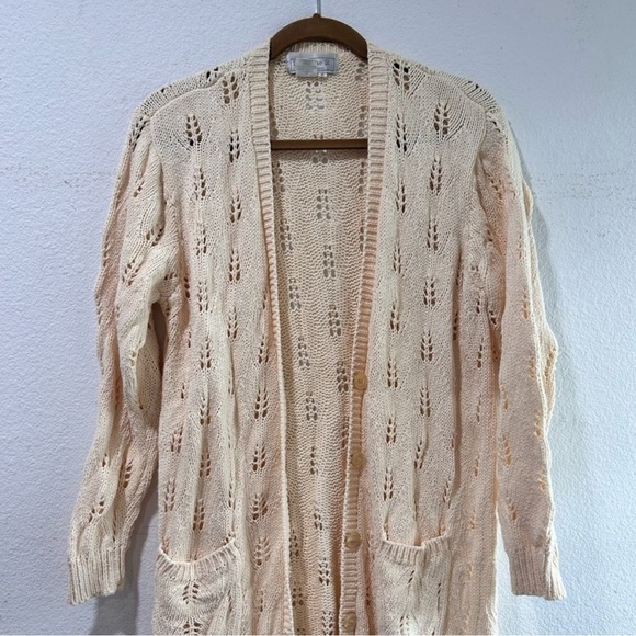 La Chine 2 by Galinda Wang knitting button up cardigan size:M - Picture 1 of 12